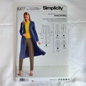 Simplicity Sewing patterns 8377 size XXS-XXL